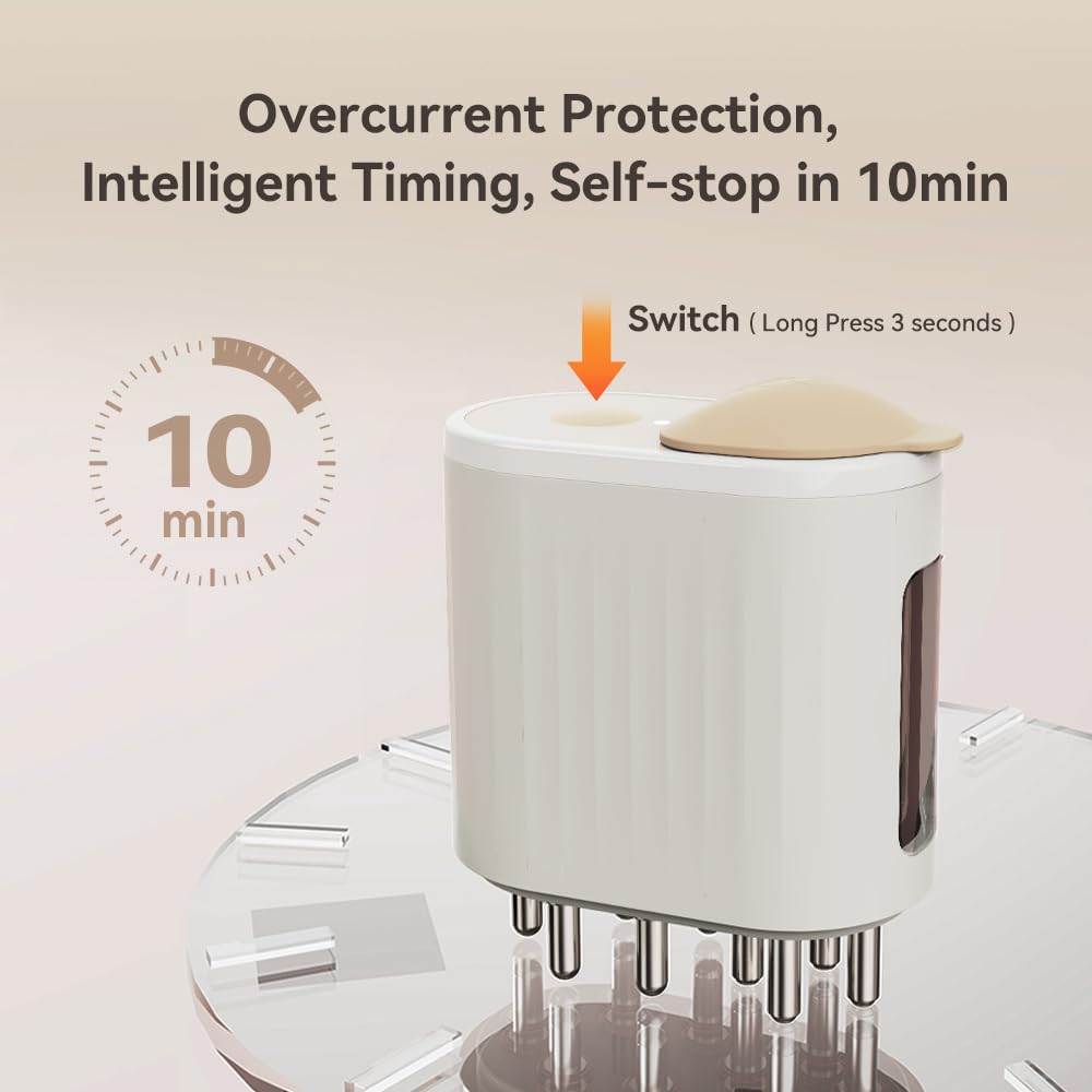 Upyoga Red Light Therapy Electric Scalp Massager & Hair Oil Applicator | 1 Year Warranty