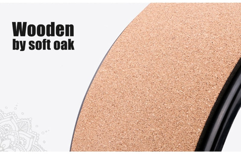 wooden wheel by soft oak-upyoga