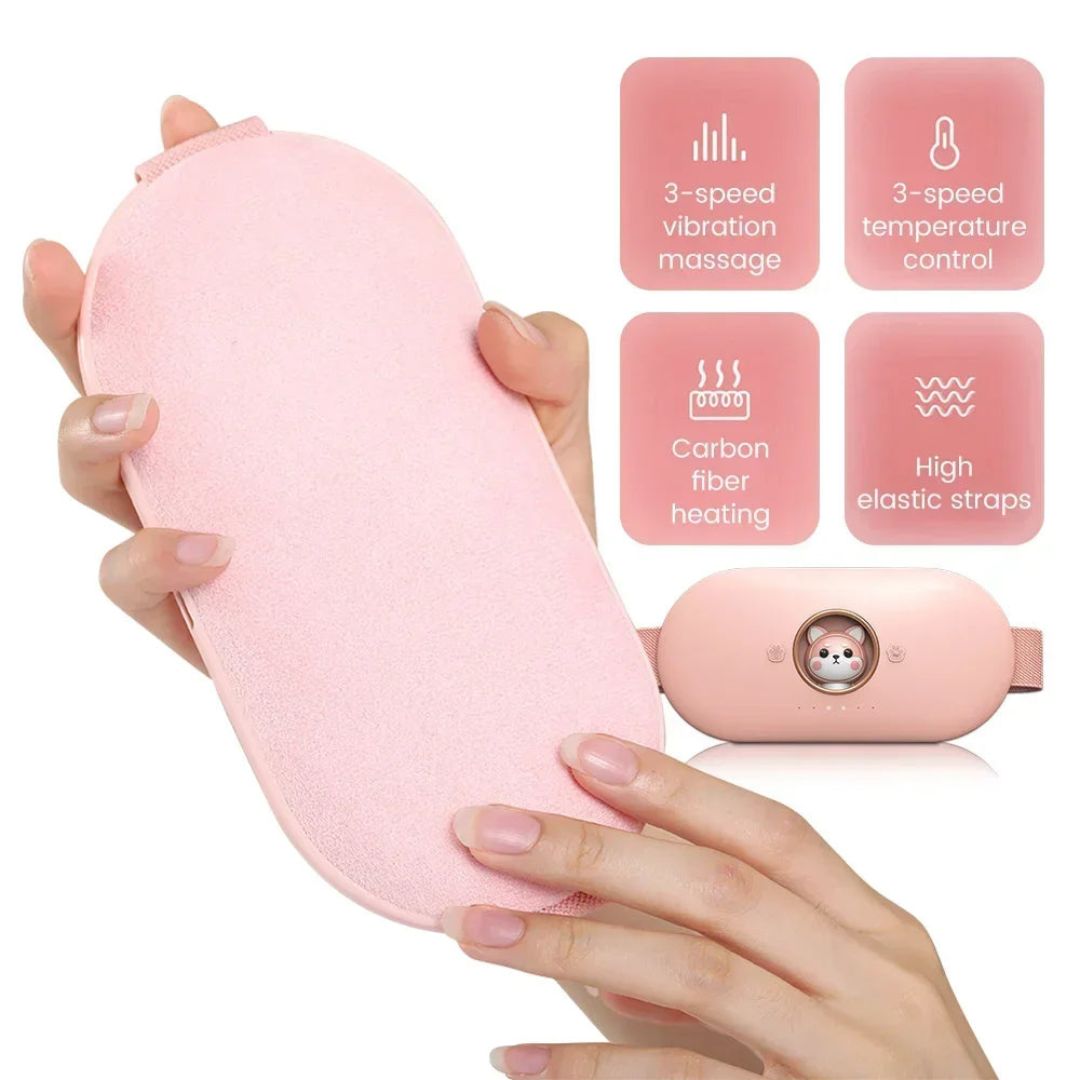 Kitty Period Cramp Heating Belt 3 Massage Modes 1 year Warranty