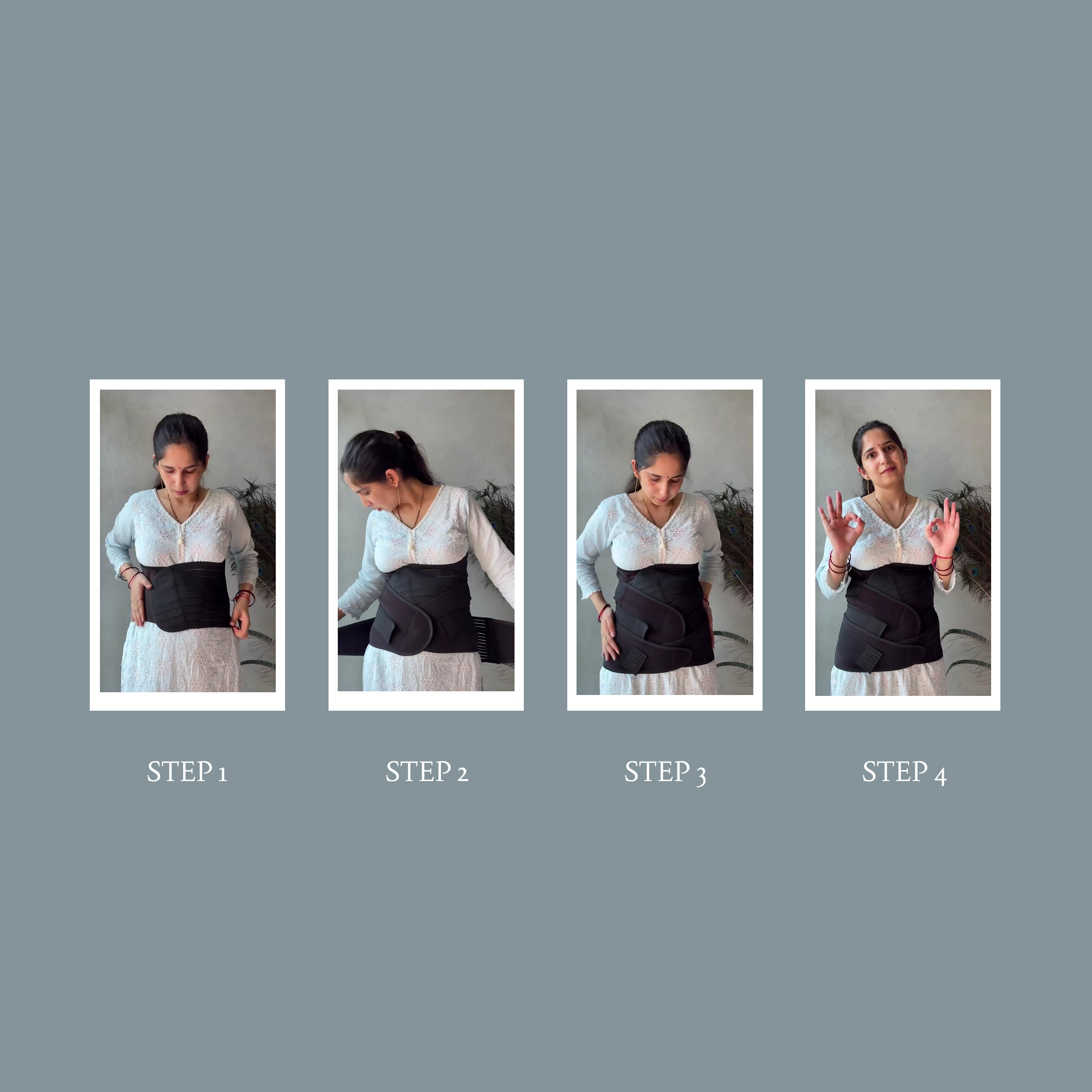 Upyogaa 3-in-1 Postpartum Belly Belt | Medical-Grade Fabric | Breathable | Skin Friendly| 1 Year Warranty
