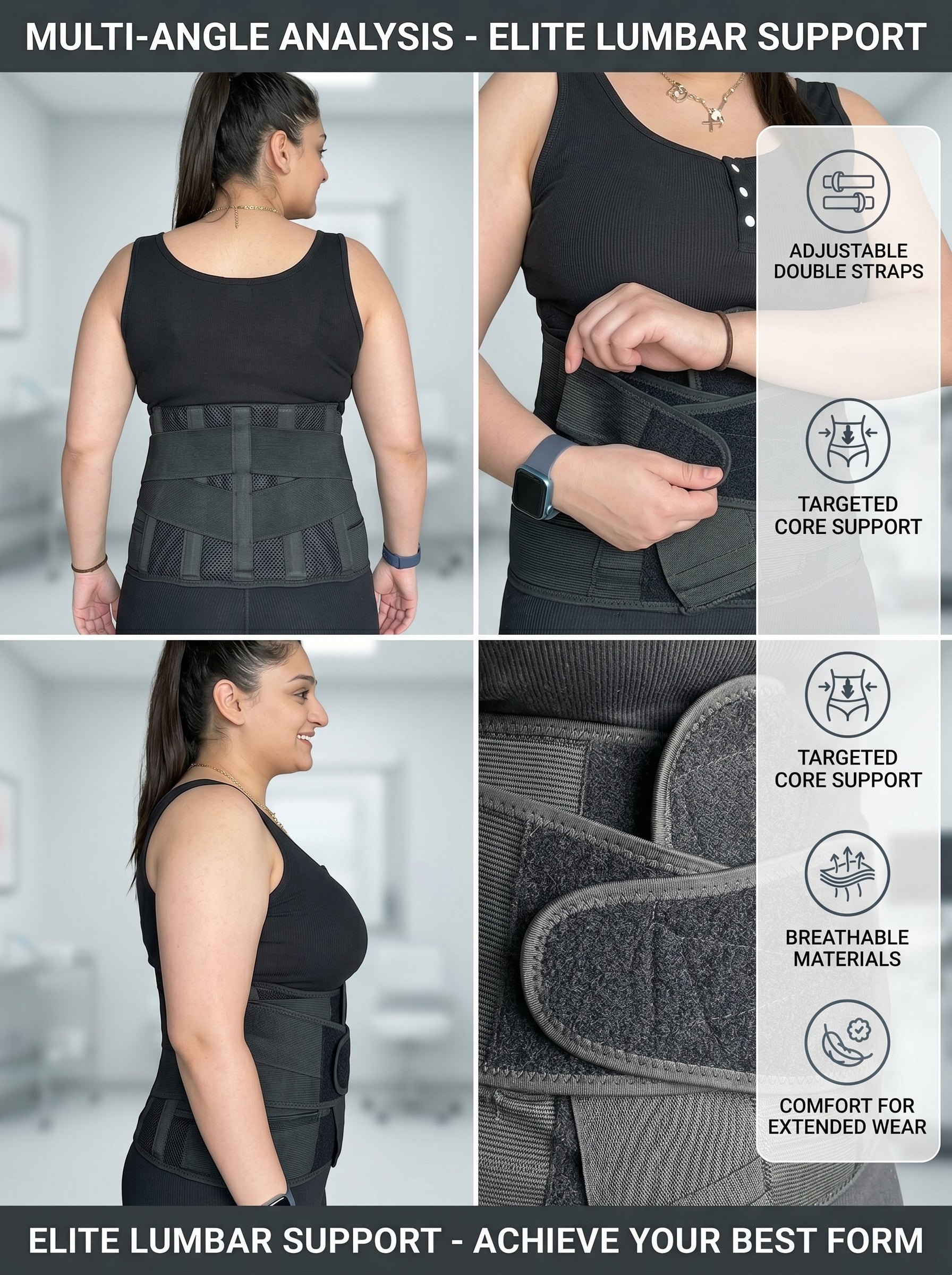 Upyogaa 3-in-1 Postpartum Belly Belt | Medical-Grade Fabric | Breathable | Skin Friendly| 1 Year Warranty