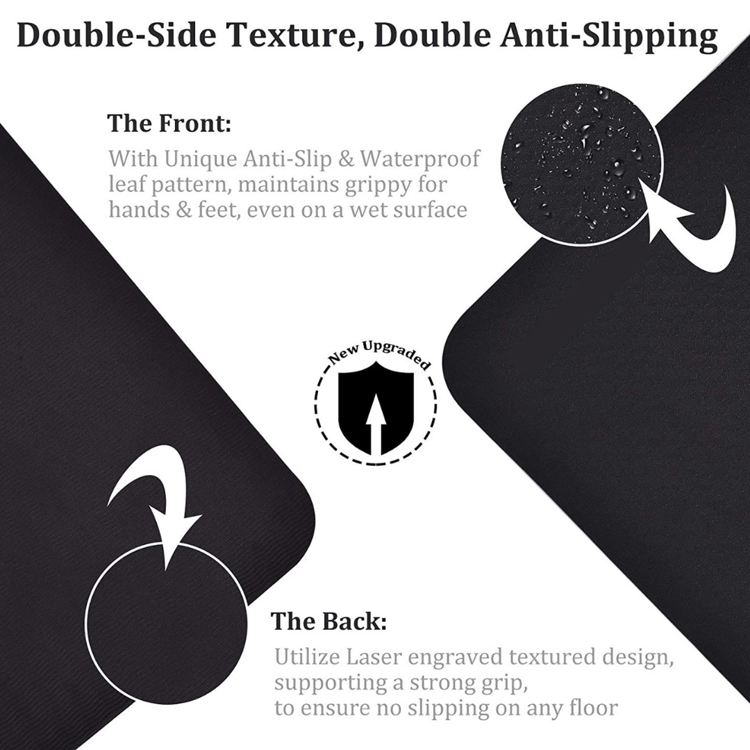 double anti slipping yoga mat- upyoga