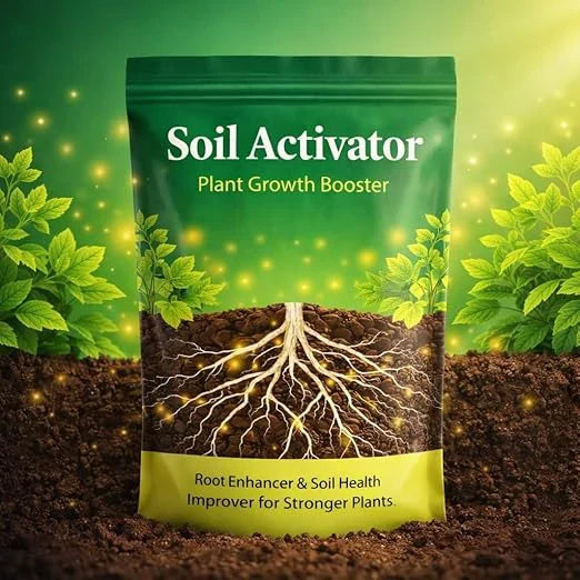 Soil Activator: Plants' Best Friend - Rejuvenate Your Plants ( BUY 1 GET 1 FREE )+ PLANT GROWTH BOOST LIQUID